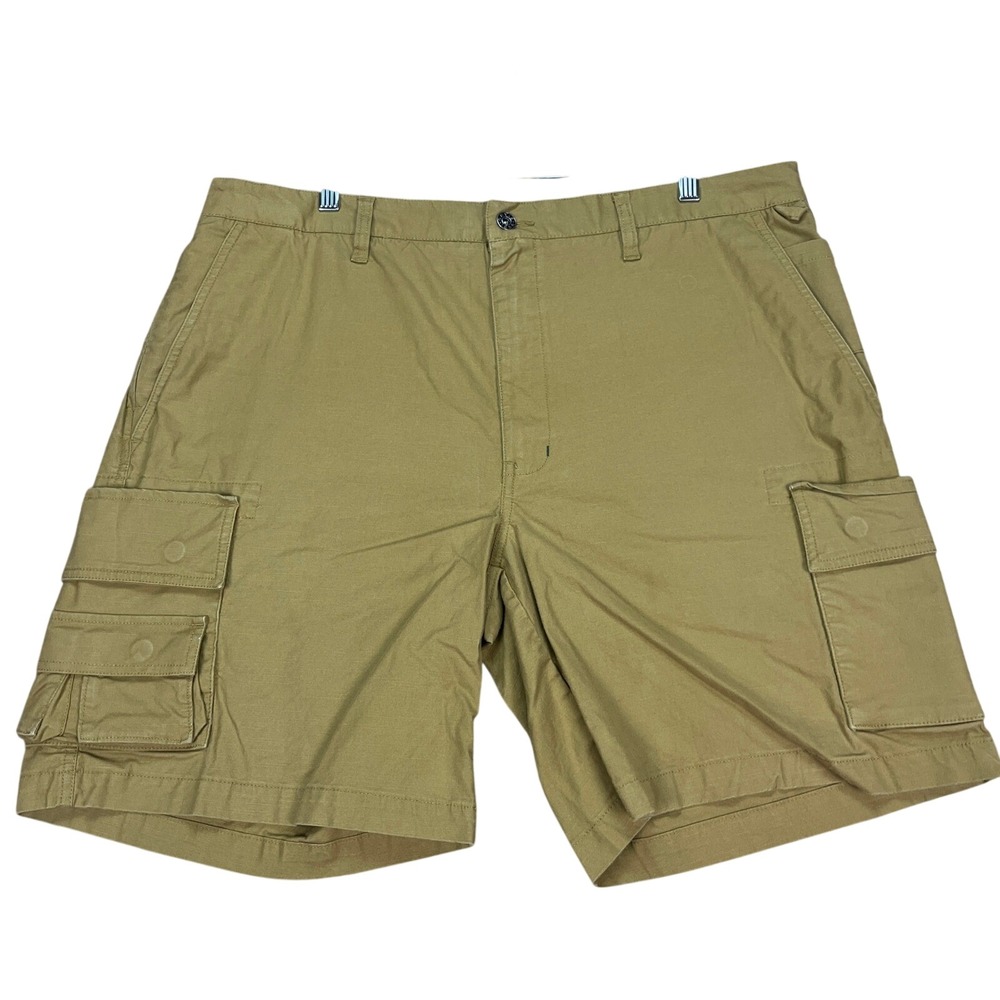 Orvis Mens Cargo Shorts Size 40 Khaki Outdoor Relaxed Casual Everyday